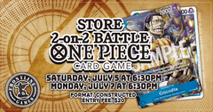 One piece: Store 2-on-2 Battle Event!| Monday, July 7 at 6:30PM